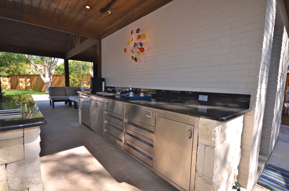 Outdoor Cooking Setup with a Lot of Under The Sink Storage