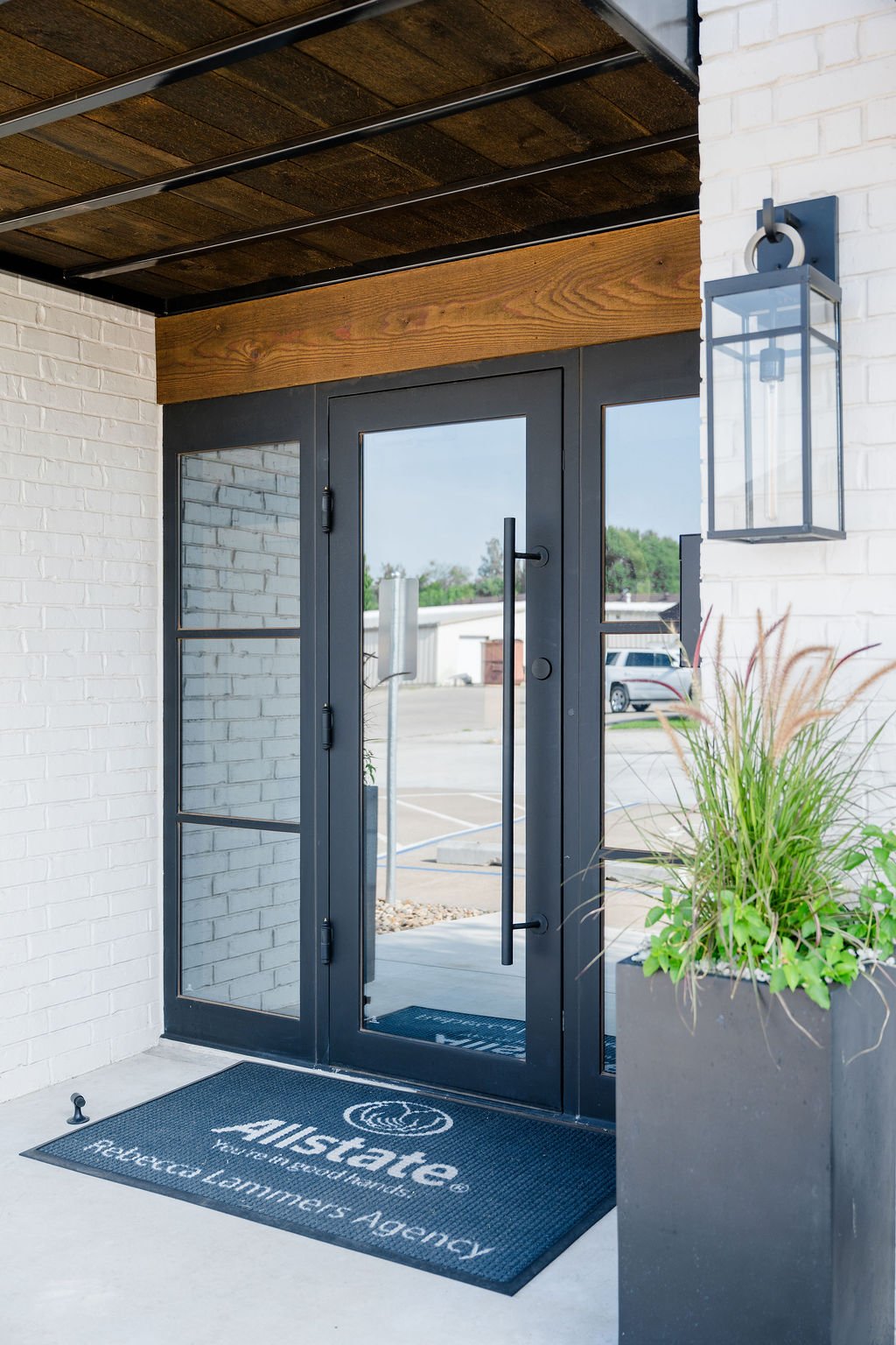 Wichita Falls Business Exterior with Glass Doors 