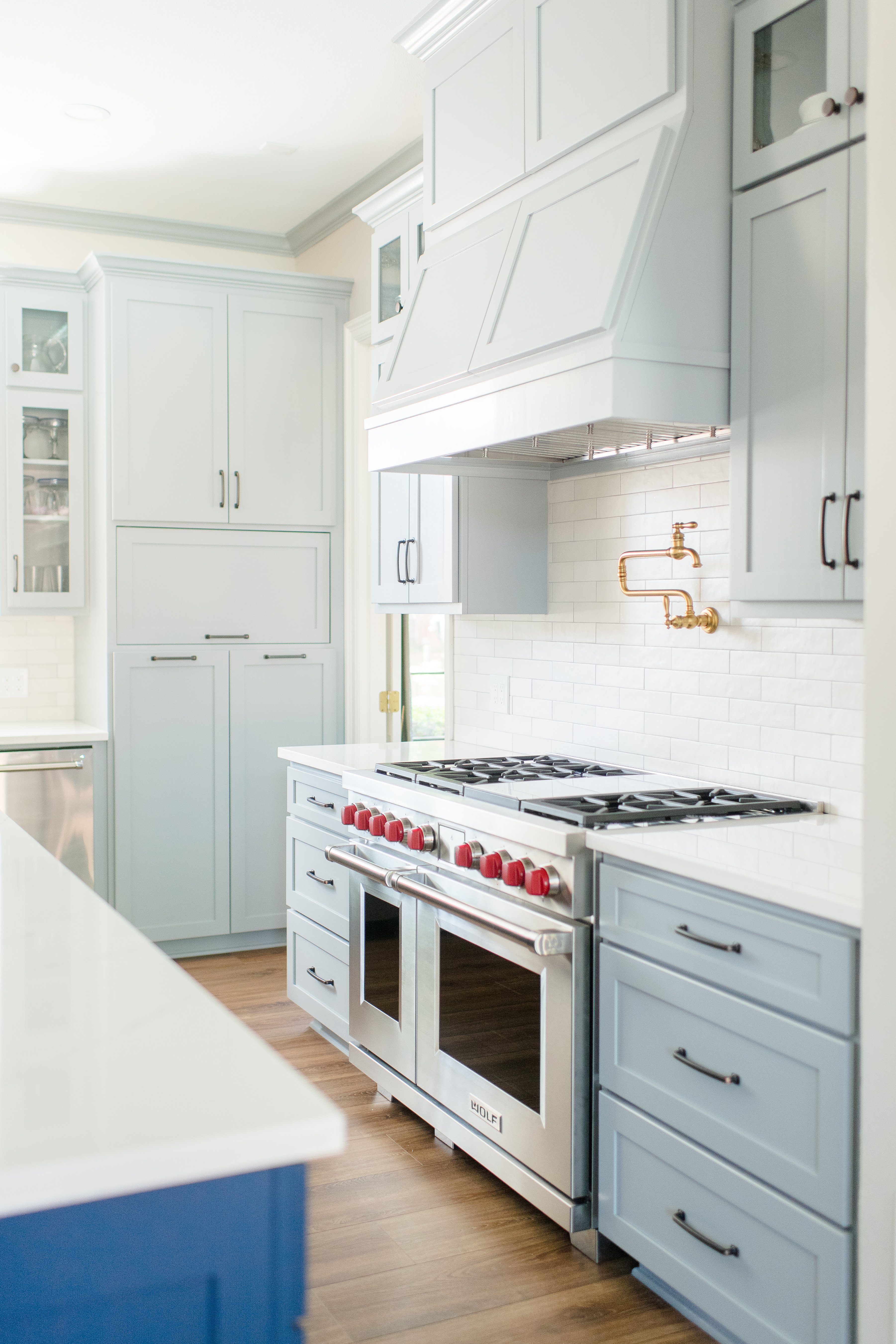 Wichita Falls Blue Cabinetry
